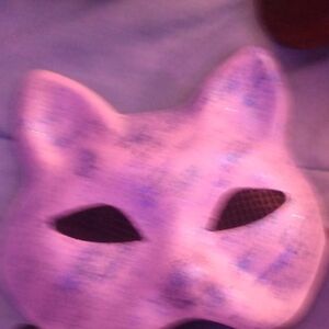 Pink Cat Mask for Pets
